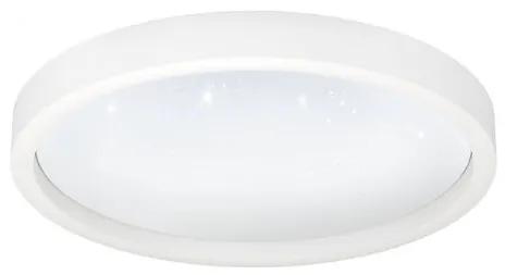 Eglo Montemorelos-Z Κλασική Μεταλλική Πλαφονιέρα Οροφής με Ενσωματωμένο LED σε Λευκό χρώμα 42cm 900408