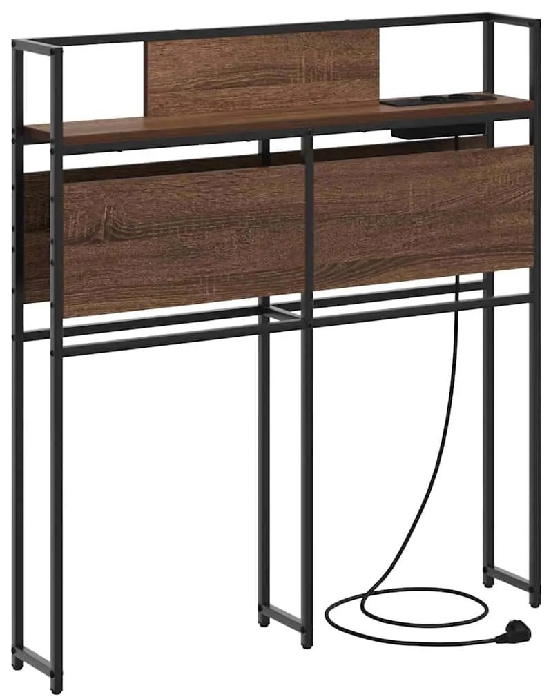 vidaXL Κεφαλάρι Αποθήκης Καφέ δρυς 75 cm Επεξεργασμένο ξύλο