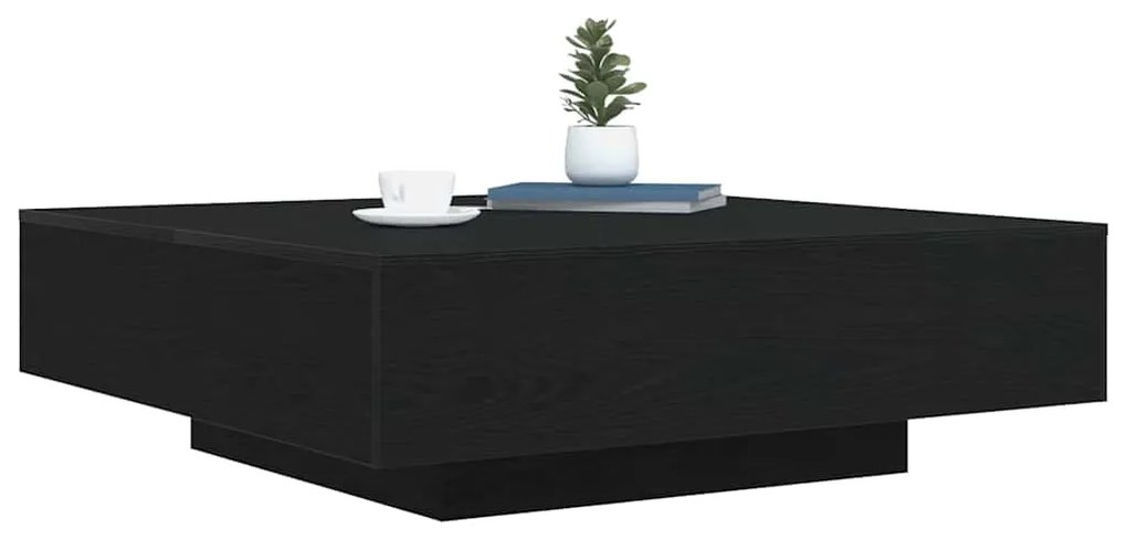 vidaXL Τραπεζάκι Σαλονιού Μαύρη δρυς 100 x 100 x 31 cm