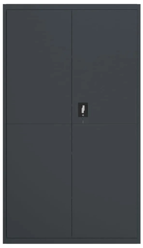 vidaXL Αρχειοθήκη Ανθρακί 105 x 40 x 180 εκ. Ατσάλινη