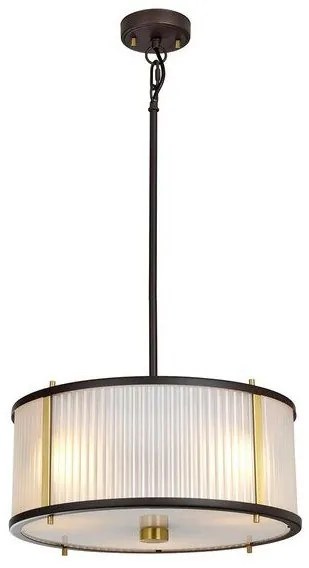 Κρεμαστό/Πλαφονιέρα Φωτιστικό Οροφής  3xE27 Corona Elstead Lighting-DL-CORONA-3P-BAB-Καφέ DL-CORONA-3P-BAB