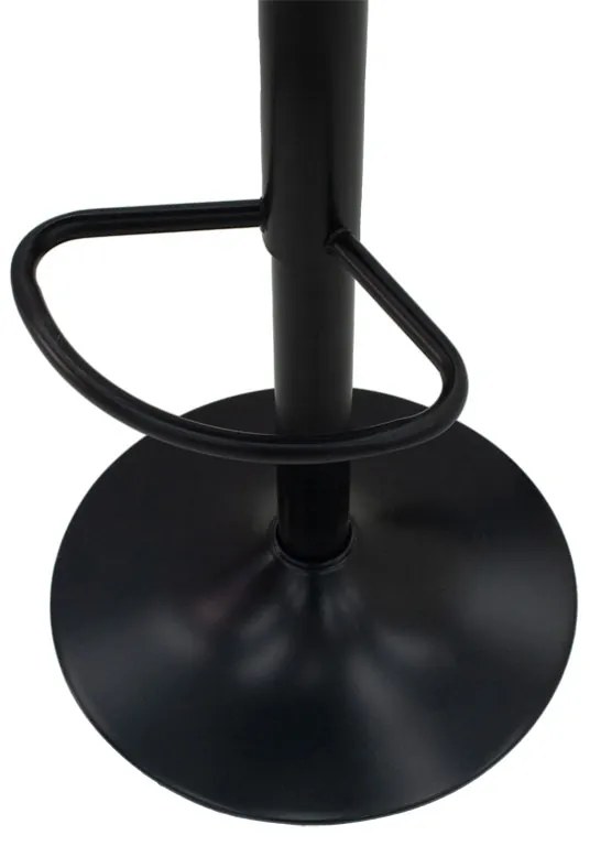 Σκαμπό μπαρ Walden pakoworld PP μαύρο - 127-000087 - 127-000087