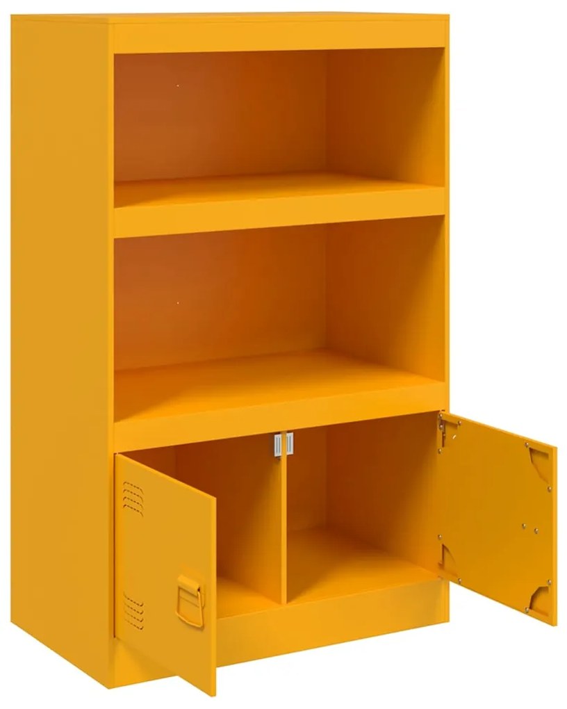 vidaXL Ντουλάπι Μουσταρδί 67 x 39 x 107 εκ. από Ατσάλι