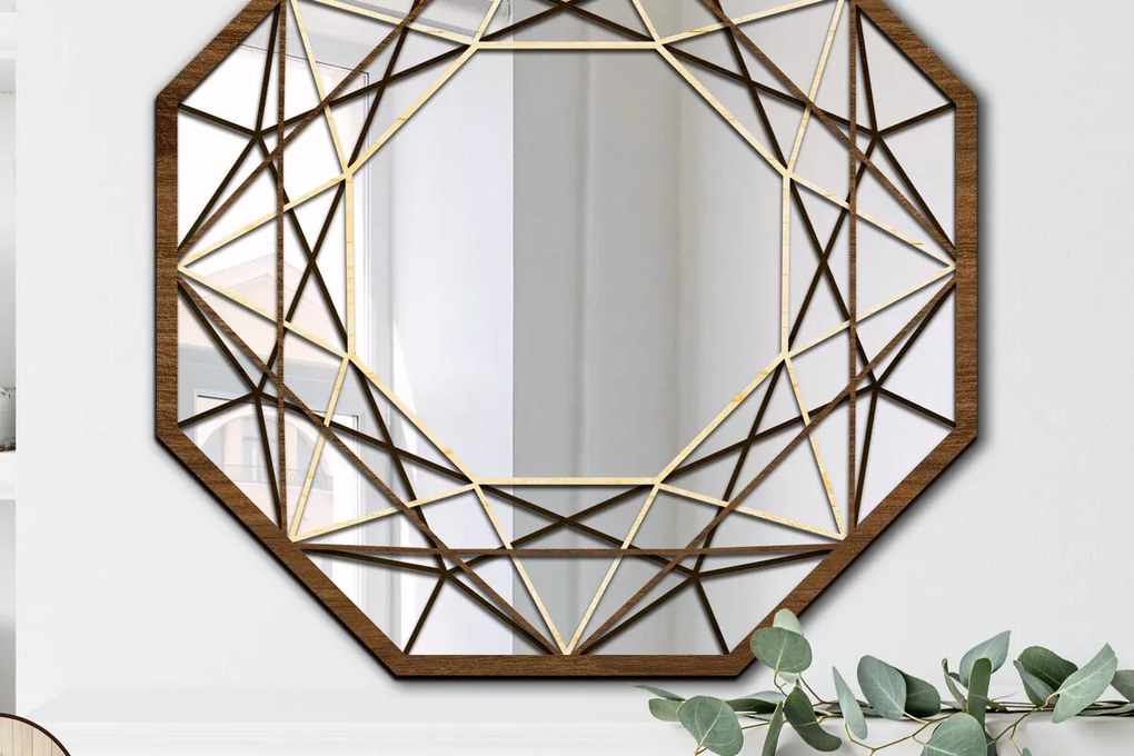 Σετ των 2 Intra απο ξύλο plywood 3mm-4mm πάχος – Στρογγυλός ΚΑΘΡΕΦΤΗΣ ΤΟΙΧΟΥ Πλαίσιο κοπής με λέιζερ Δίασταση 20x20 cm INTRAFABR-9409824