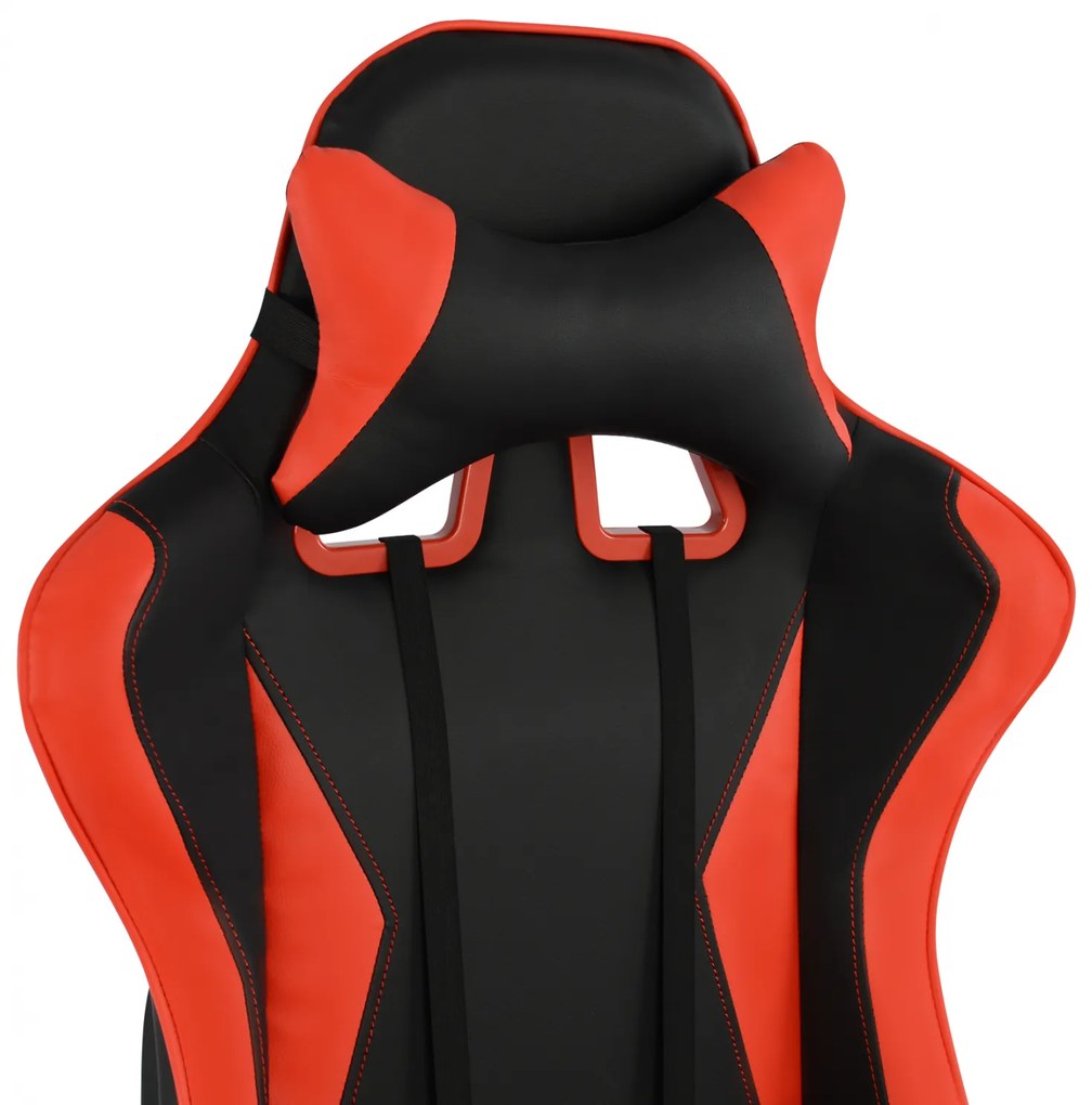 ΚΑΡΕΚΛΑ ΓΡΑΦΕΙΟΥ GAMING HM1062.01 SPEED ΜΑΥΡΟ ΚΟΚΚΙΝΟ PU 68,5 x 71,5 x 133,5 εκ.