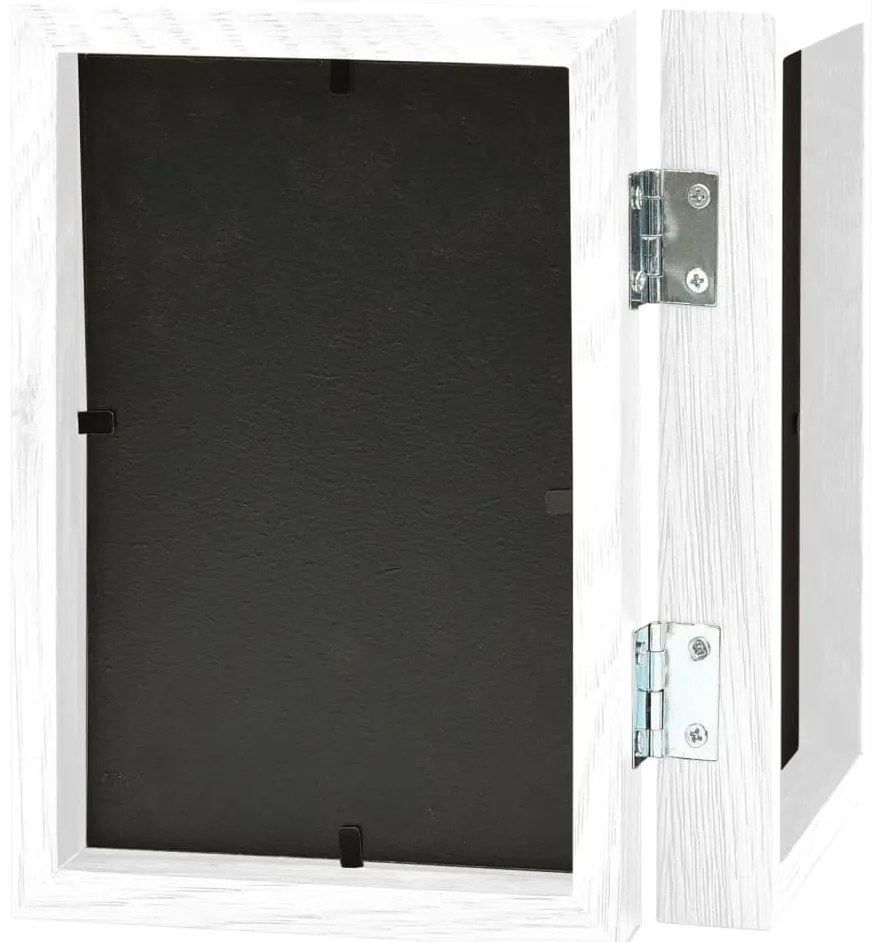 vidaXL Διπλή Κορνίζα Κολάζ Λευκή 2 x (21 x 29,7 εκ.)