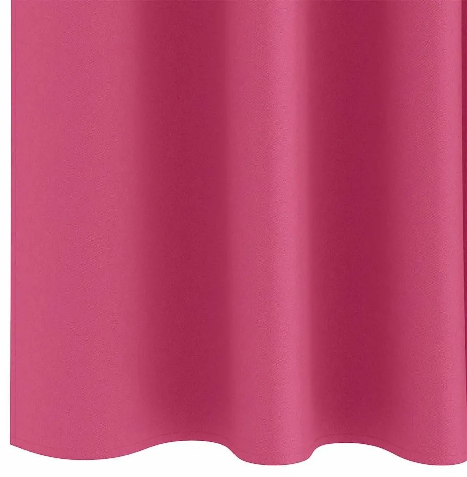vidaXL Κουρτίνες με κουρτίνες 2 pcs Φωτεινό Ροζ 225x140εκ. Πολυεστέρας