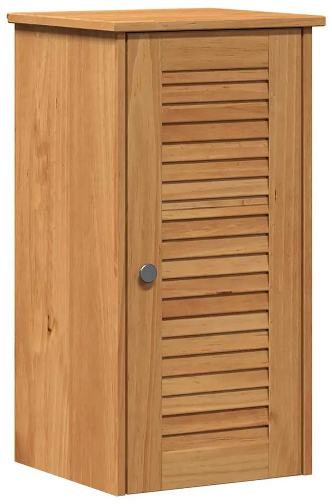 vidaXL Σετ Επίπλων Μπάνιου με ράφι VIGO 2 pcs Καφέ και Μέλι Καφέ