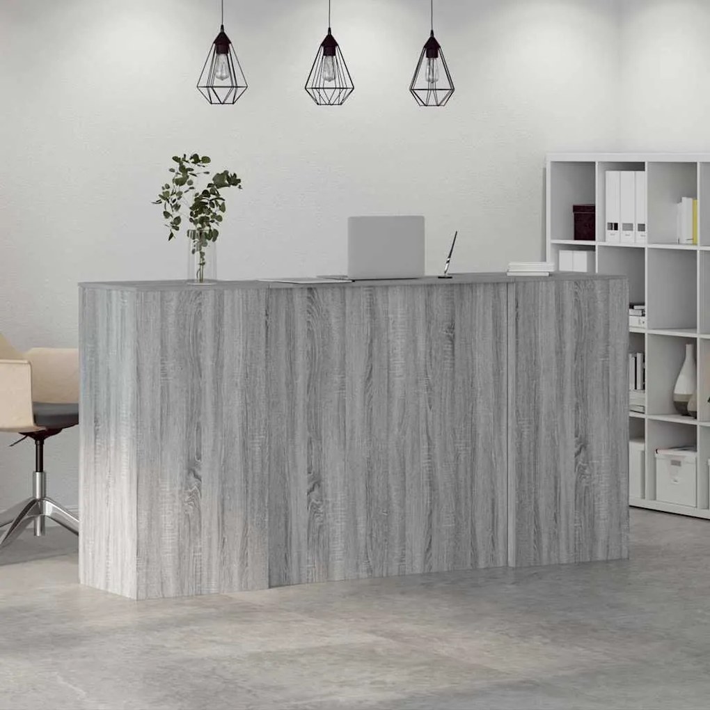vidaXL Γραφείο υποδοχής 200x50x103,5 εκ. Επεξεργασμένο Ξύλο