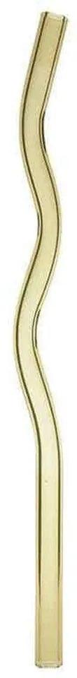 Καλαμάκι Γυάλινο 6-60-151-0040 20cm Yellow Click Γυαλί