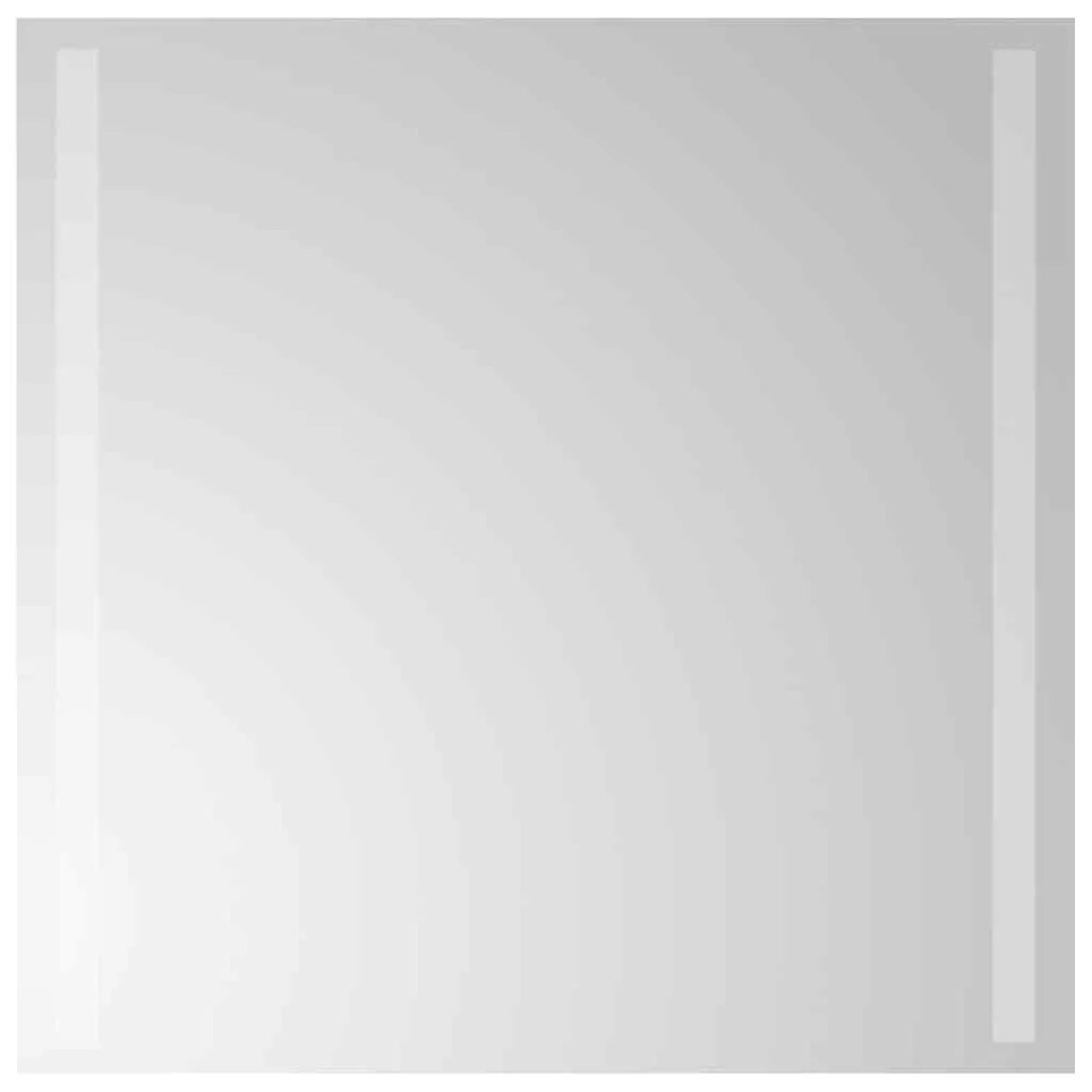vidaXL Καθρέφτης Μπάνιου με LED 50x50 εκ.