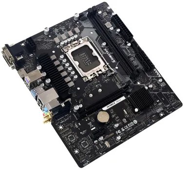 BIOSTAR μητρική H610MX-E, 2x DDR4, s1700, USB 3.2, uATX, GbE, Ver. 6.0