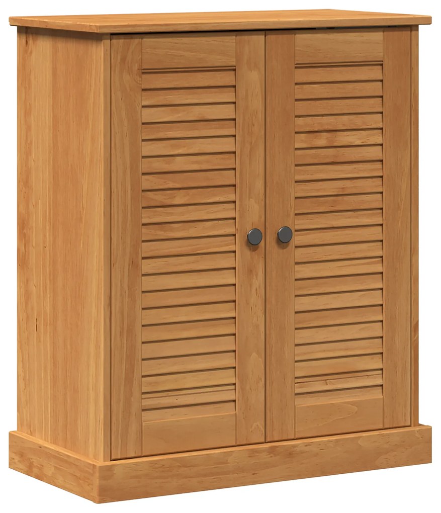 vidaXL Σετ Επίπλων Μπάνιου με ράφι 2 pcs Καφέ 67.5 x 34 x 80 εκ.