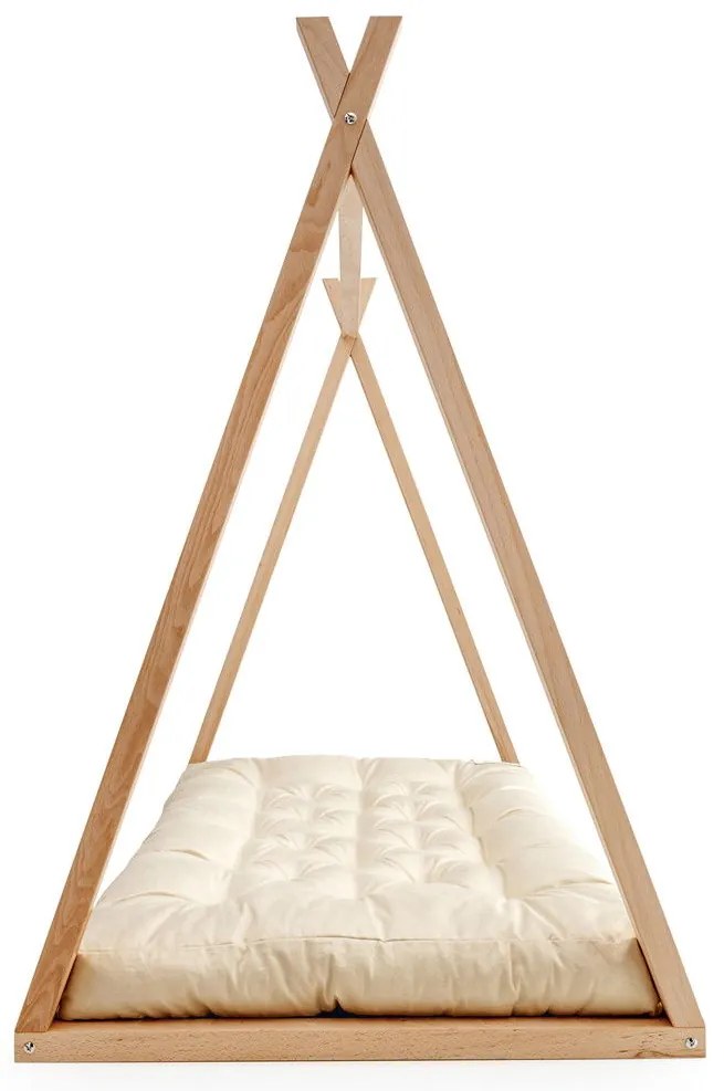 Nuvola Premium Κρεβατι / Σκηνη Montessori Μπεζ Μπεζ 88x138-168x132cm