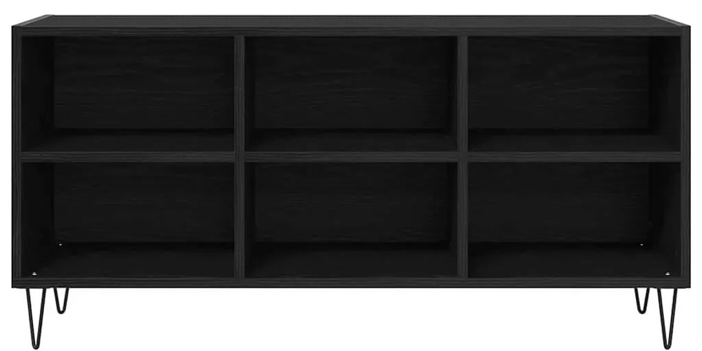 vidaXL Ντουλάπι TV Μαύρη Οξυά 103,5 x 30 x 50 εκ Επεξεργασμένο ξύλο