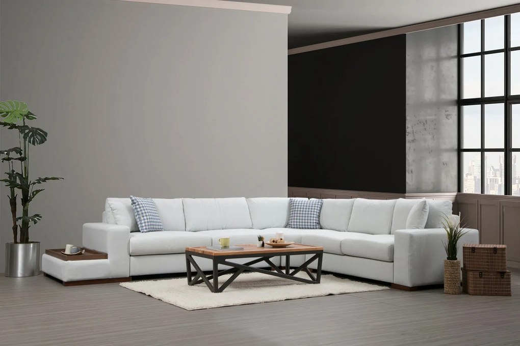 Corner Sofa Loop 23 White