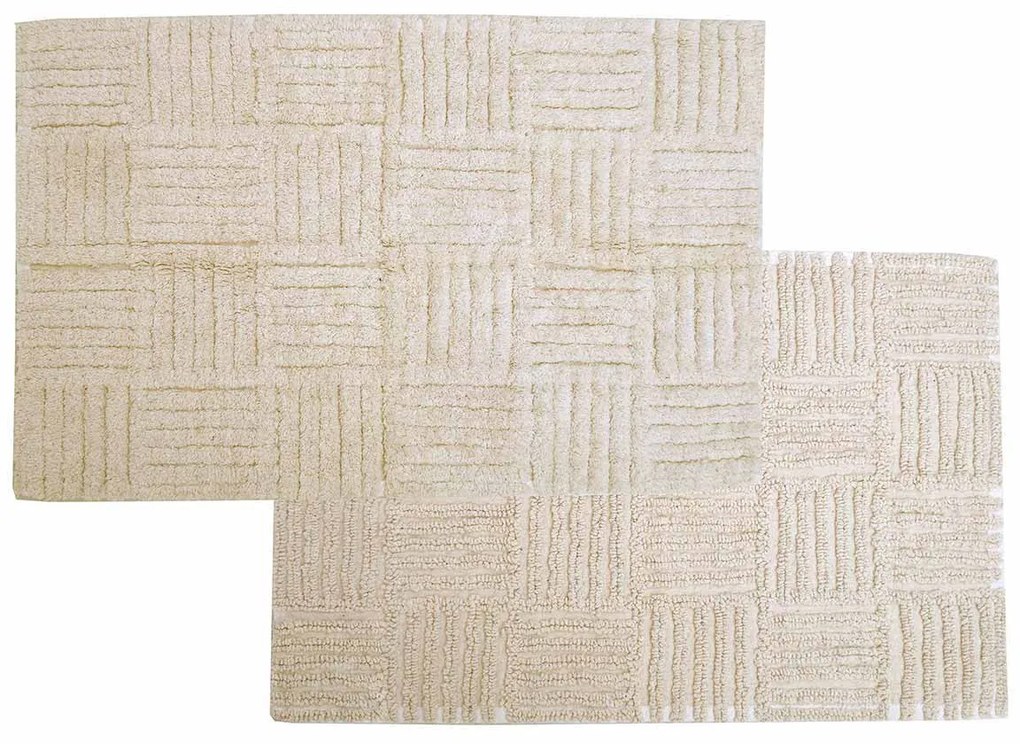 Πατάκι Μπάνιου 2 Όψεων (50x80) Anna Riska Domino Ivory