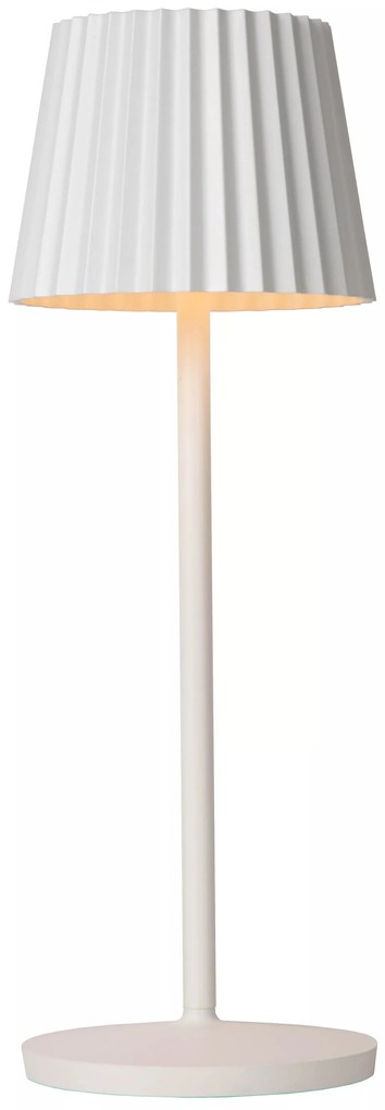 Φωτιστικό Επιτραπέζιο Lucide 27889-02-31 JUSTINE Λευκό (White) 2700 K