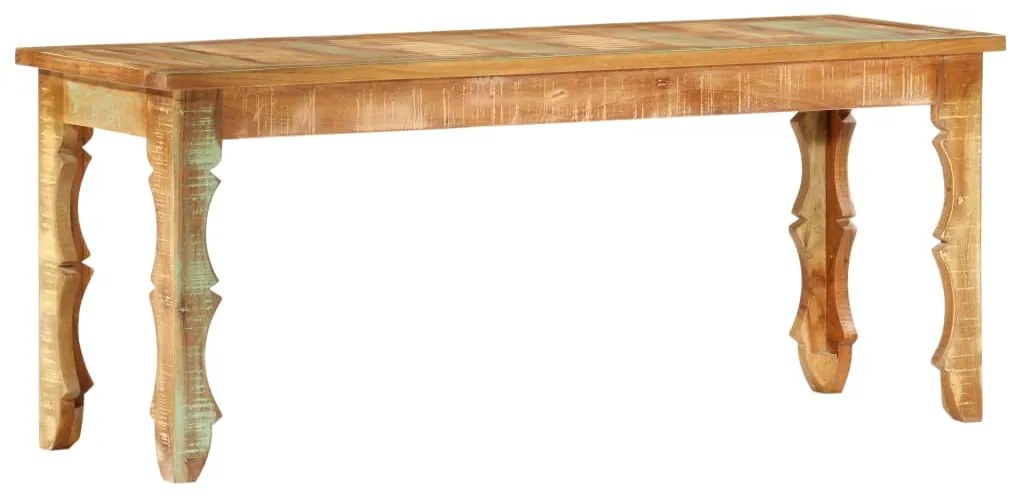 vidaXL Πάγκος 110 x 35 x 45 εκ. από Μασίφ Ανακυκλωμένο Ξύλο