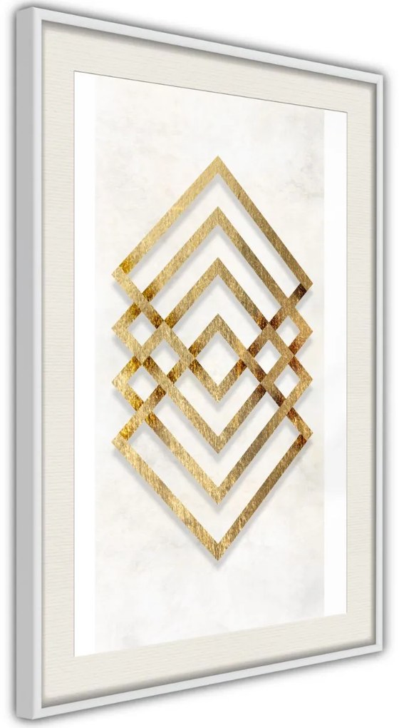 Αφίσα - Golden Inlay - 30x45 - Χρυσό - Χωρίς πασπαρτού