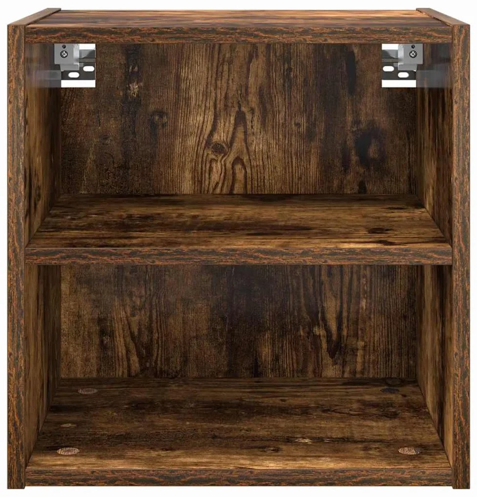 vidaXL Κρεμαστό ντουλάπι Καπνιστό Δρύς 40 x 29,5 x 40 εκ.