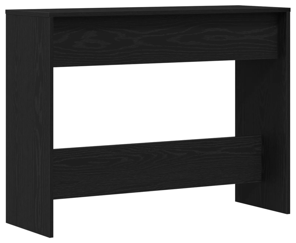 vidaXL Μαύρο Ξύλινο Τραπέζι Κονσόλας - 100x35x76.5 εκ - Επεξεργασμένο Ξύλο