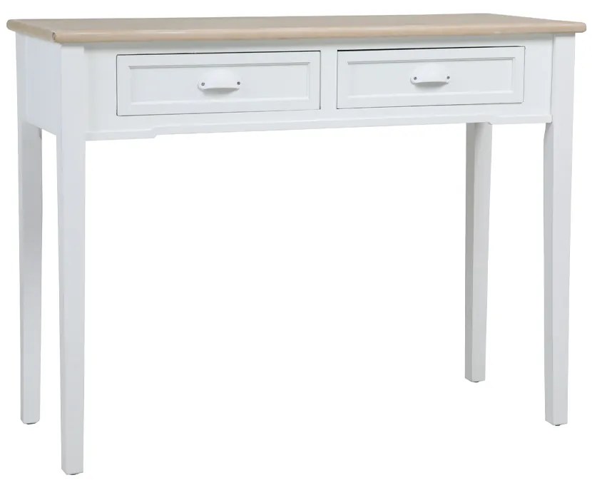 Liberta KIMOLOS ΚΟΝΣΟΛΑ 2ΣΥΡΤΑΡΙΑ ΛΕΥΚΟ ΦΥΣΙΚΟ 102x40xH78cm 102x40xH78cm 05-0618