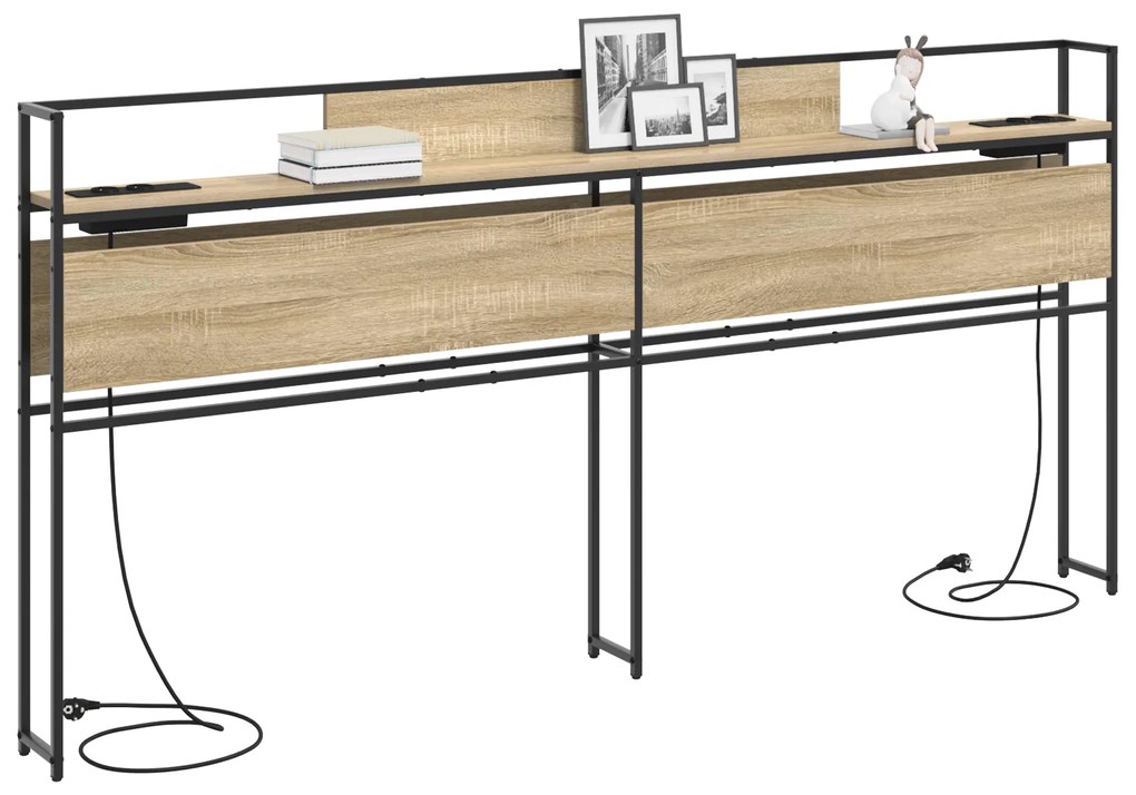 vidaXL Κεφαλάρι Αποθήκης Sonoma Δρυς 180 cm Επεξεργασμένο ξύλο