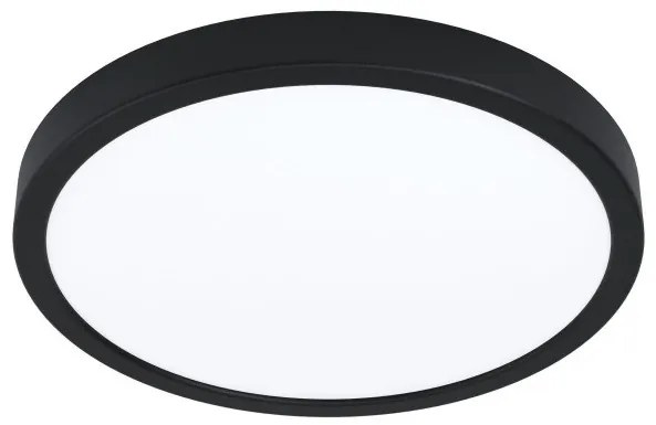 Έξυπνο Φωτιστικό Οροφής Πάνελ LED 19,5W ΙΡ44 3CCT Dimmable Φ28,5cm Fueva-Z Eglo-98847-Μαύρο 98847