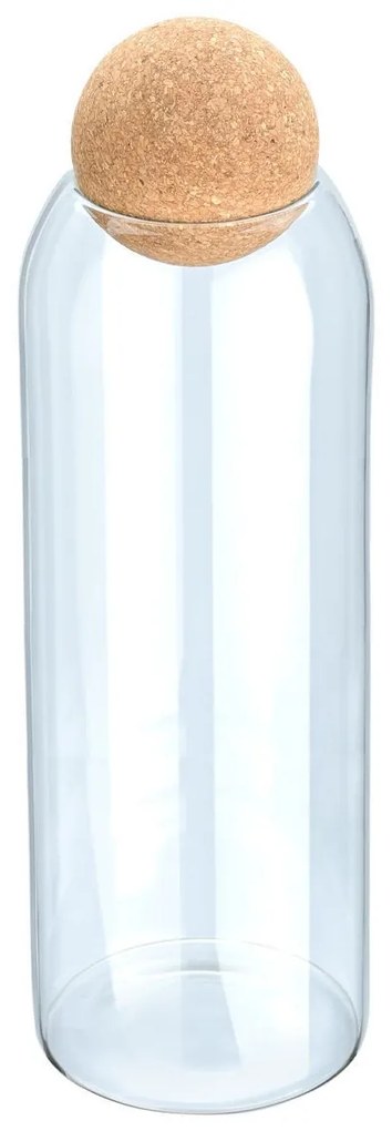Estia 01-19624 Δοχειο απόθηκευσης Γυαλινο 1300ml με Καπακι Φελλου