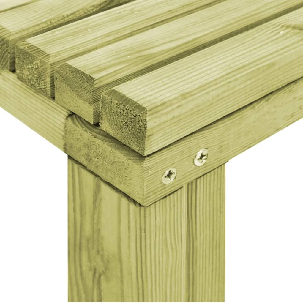 vidaXL Τραπεζαρία Κήπου 170 x 75,5 x 77 εκ. Εμποτισμένο Ξύλο Πεύκου
