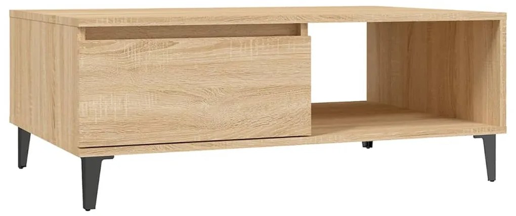 vidaXL Τραπεζάκι Σαλονιού Sonoma Δρυς 90x60x35 εκ. Επεξεργασμένο Ξύλο