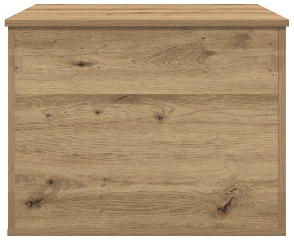 vidaXL Κουτί Αποθήκευσης με Καπάκι σε Στυλ Artisan Oak 60x42x46 εκ Επεξεργασμένο Ξύλο
