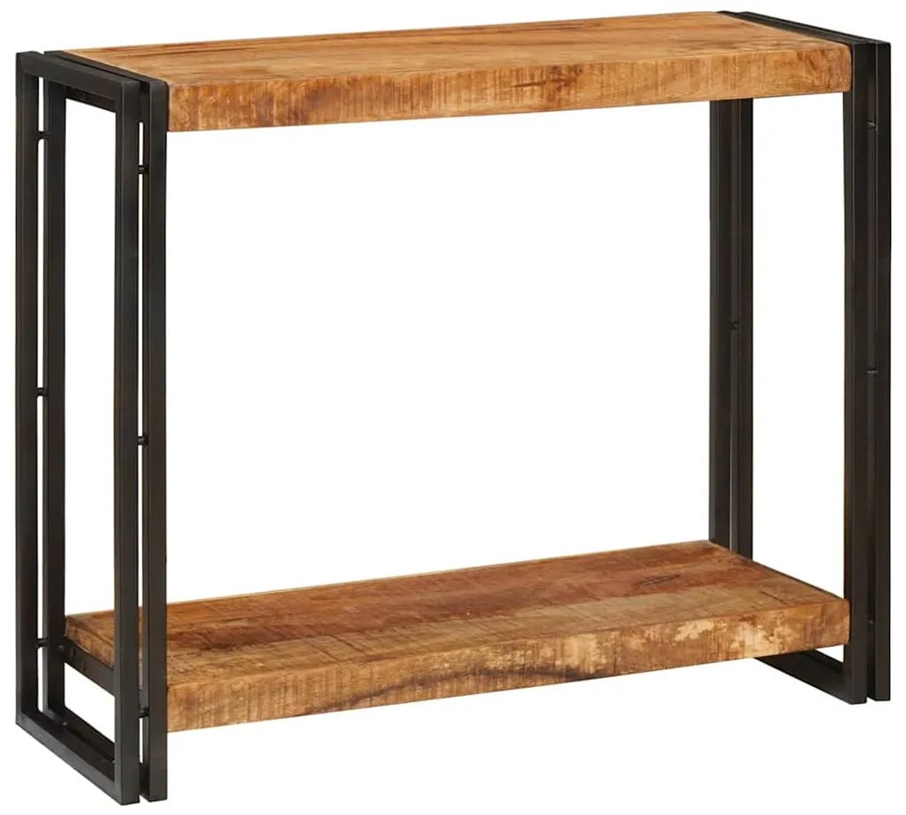 Τραπέζι κονσόλας 90 x 33 x 75 εκ Μασίφ ακατέργαστο ξύλο μάνγκο