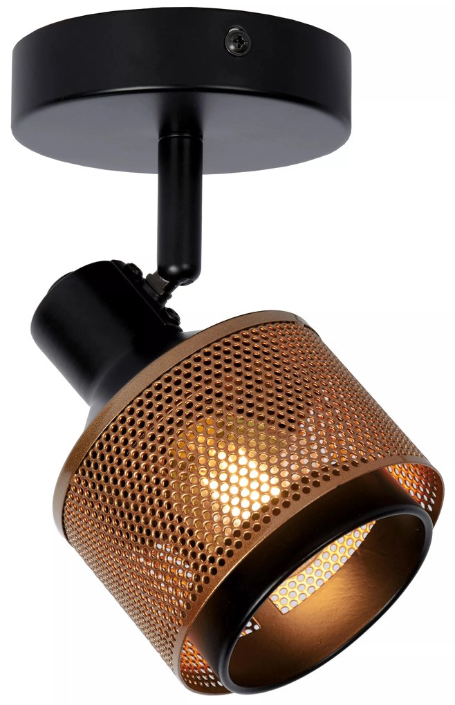 Φωτιστικό Οροφής Lucide 77980-01-30 RAFA Μαύρο Ματ (Black Mat)|Οξυντέ (Bronzed)