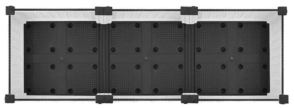 vidaXL Ζαρντινιέρα 120 x 40 x 71 εκ. από Πολυπροπυλένιο