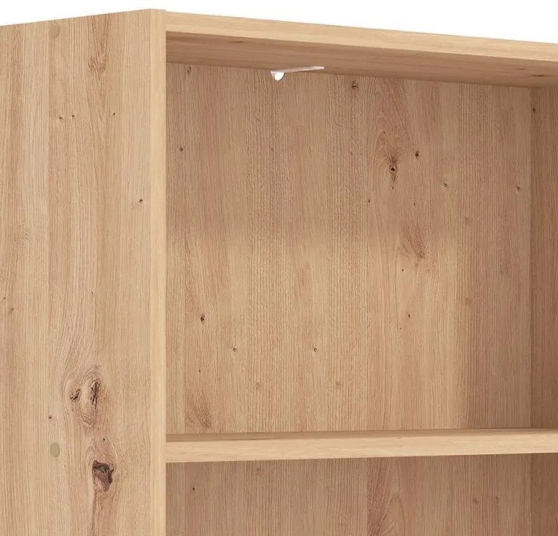 Βιβλιοθήκη Tomar 4 Artisan Oak 70x24,5x142 εκ.