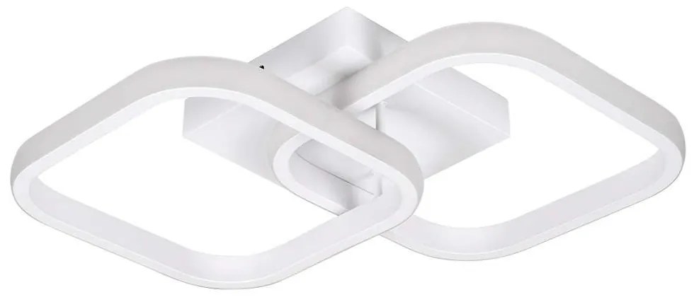 Φωτιστικό Οροφής - Πλαφονιέρα Nora 61062 Led 22W 40x24x7cm White GloboStar Αλουμίνιο
