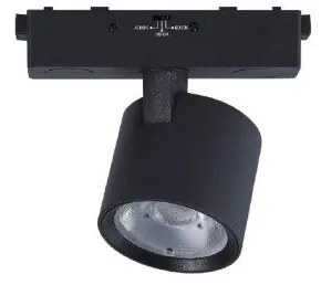 Μαγνητικό Σποτ Ράγας Ultra Thin LED 7W 3CCT Φ5cm InLight-TMU0100-Black-Μαύρο TMU0100-Black
