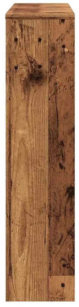 vidaXL Κάλυμμα Καλοριφέρ Όψη Παλαιού Ξύλου 149x20x82 εκ. Επεξ. Ξύλο