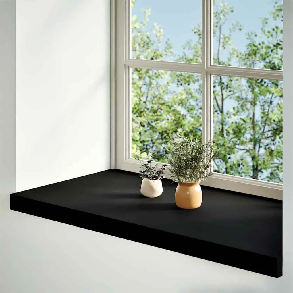 vidaXL Περβάζια παραθύρων 2 τεμ. Σκ. Καφέ 80x40x2 εκ. Μασίφ Ξύλο Δρυός