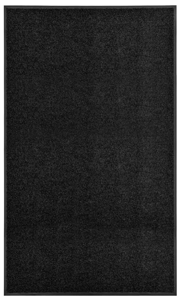 Πατάκι Εισόδου Πλενόμενο Μαύρο 90 x 150 εκ.