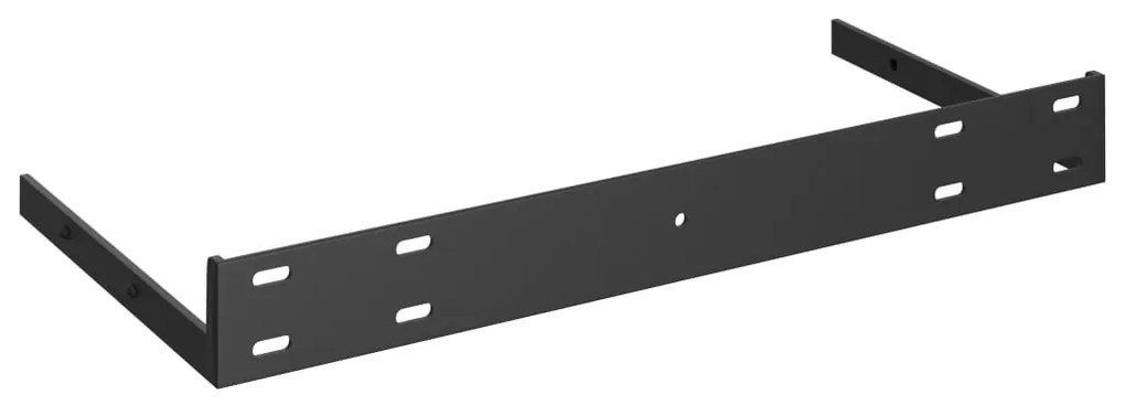 Ράφια Τοίχου 4 τεμ. Μαύρα 50x23x3,8 εκ. MDF 323831