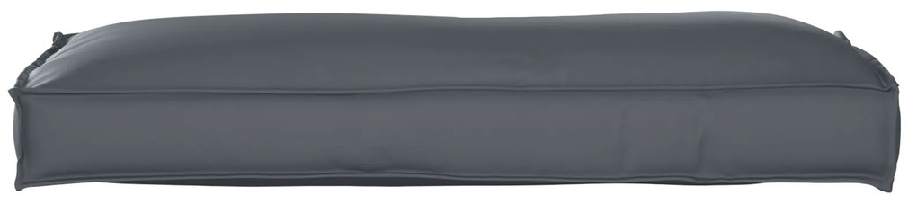 vidaXL Μαξιλάρι Παλέτας για πλάτη Ανθρακί 120x40x12 εκ. Ύφασμα Oxford