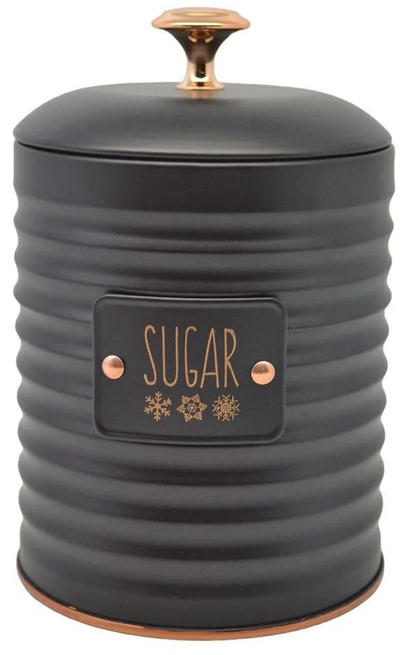 Βάζο Για Ζάχαρη Sugar 836611 Φ10,4x16,5cm Black-Rose Gold Ankor Μέταλλο