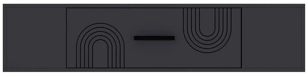 Έπιπλο Τηλεόρασης Επιτοίχιο Kodaks 475OLV3312 150x29,6x33,2cm Anthracite