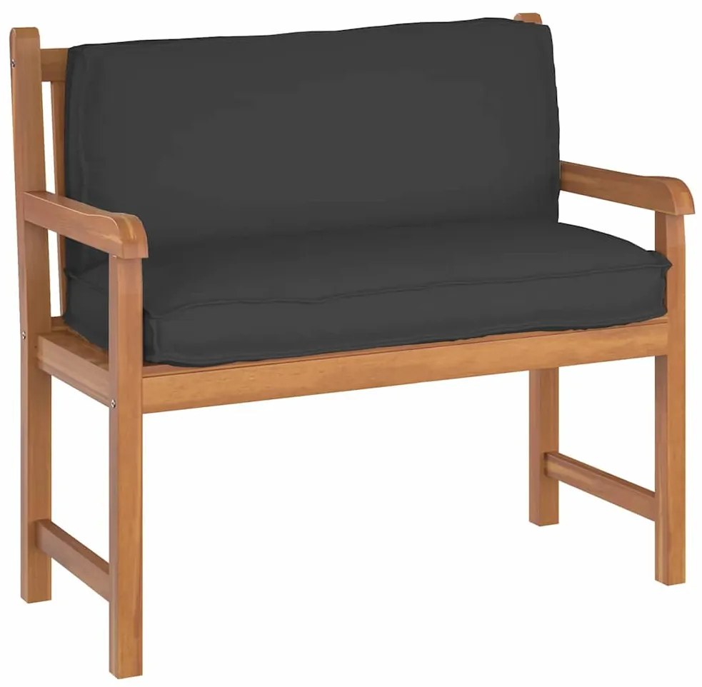 vidaXL Μαξιλάρι παλέτας για πλάτη Μαύρο 120 x 40 x 12 cm Ύφασμα Oxford