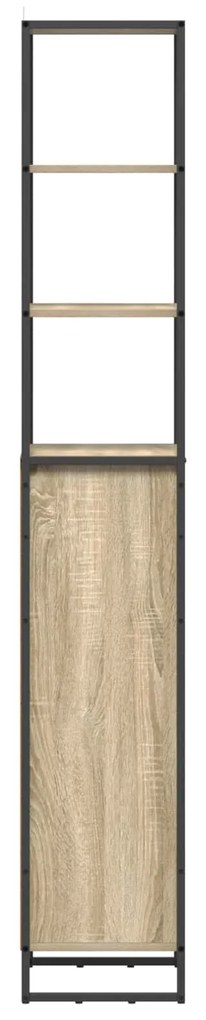 vidaXL Ντουλάπι Μπάνιου Σονόμα 40 x 30 x 180 εκ Επεξεργασμένο ξύλο