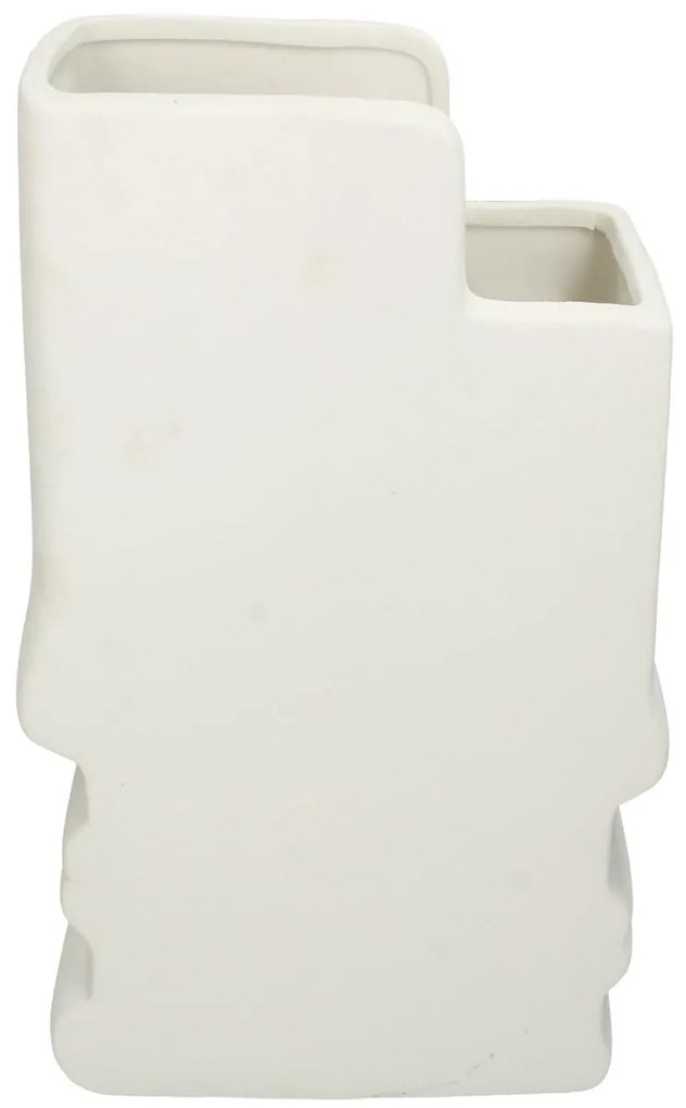 Βάζο Πρόσωπο Πολύχρωμο Κεραμικό 20.7x9.5x26cm