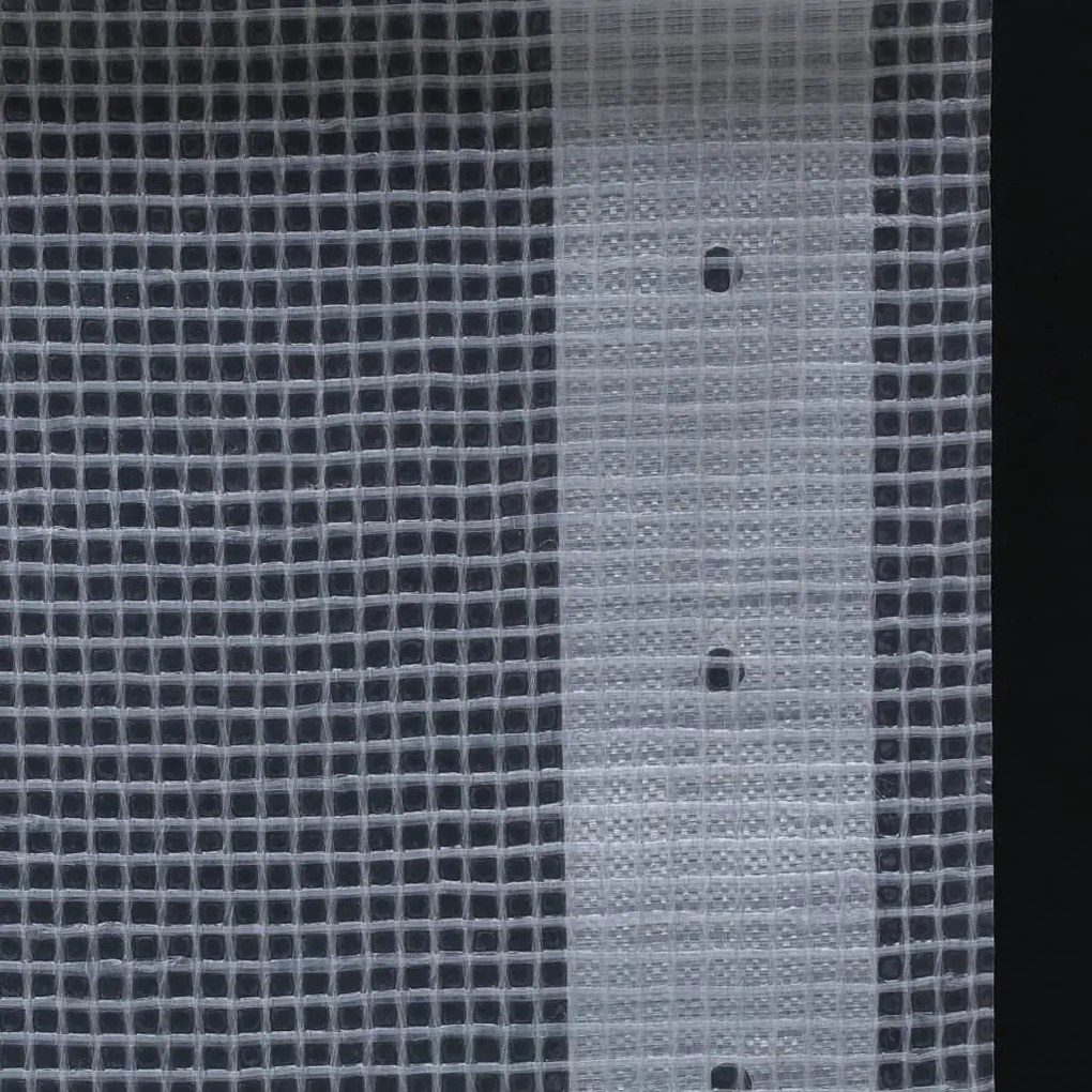 Μουσαμάδες με Ύφανση Leno 2 τεμ. Λευκοί 4 x 6 μ. 260 γρ./μ² - Λευκό
